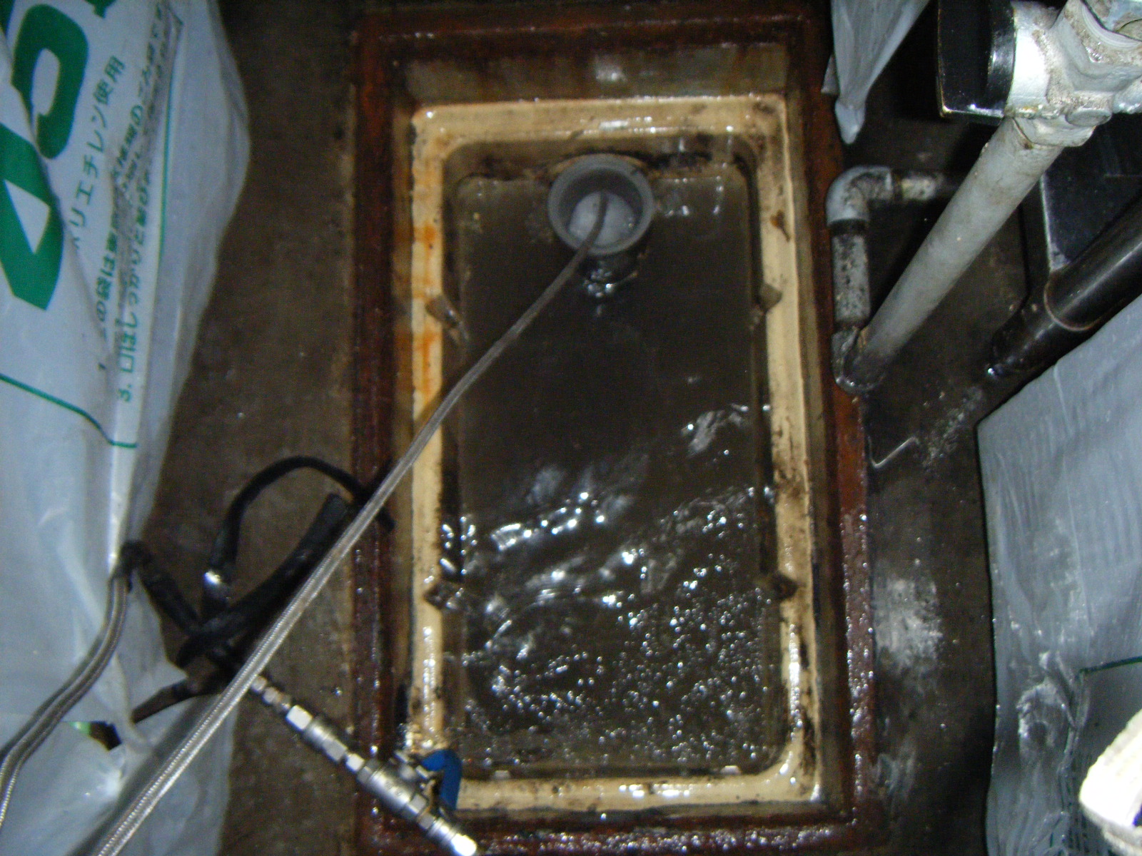 排水管内の高圧ジェット清掃